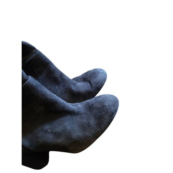 Sam Edelman Boots Women's 8 Black Caprice Suede Leather Knee High Tall - Picture 4 of 7